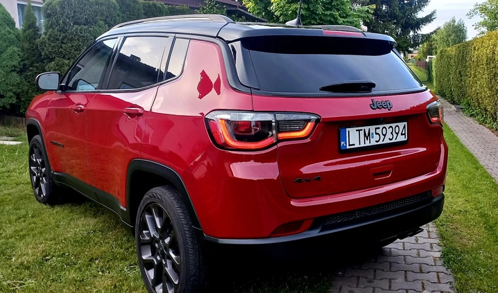 Jeep Compass cena 91999 przebieg: 52213, rok produkcji 2019 z Młynary małe 301